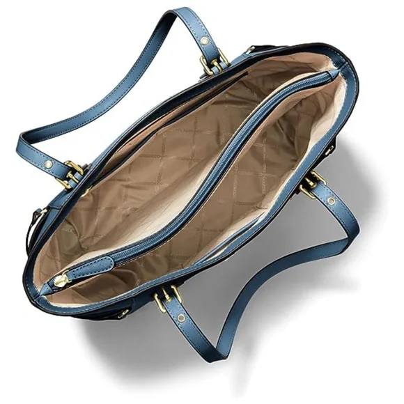 Michael Kors Voyager Leather Tote - Dark Chambray - Picture 2 of 5